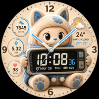 精选表盘:根据参考图,使用泡泡玛特 dimo